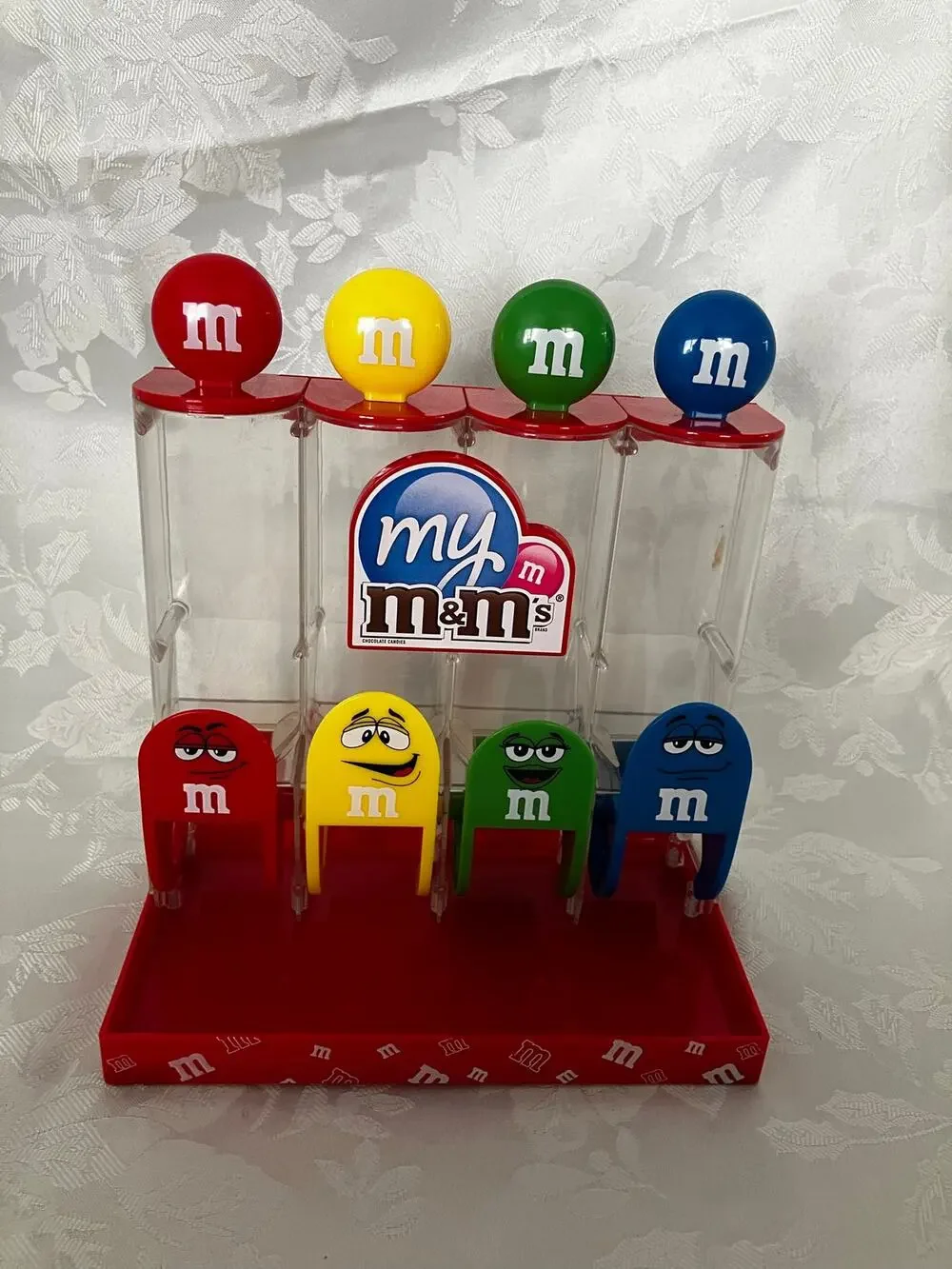 My M&M's 4 Compartment Candy Dispenser Countertop Organizer 2014 Mars